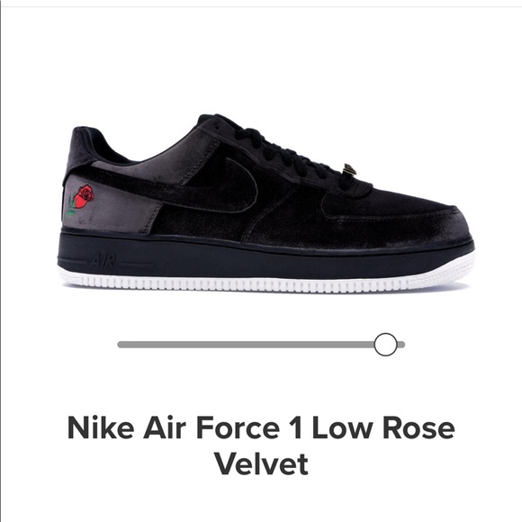 air force 1 low rose velvet